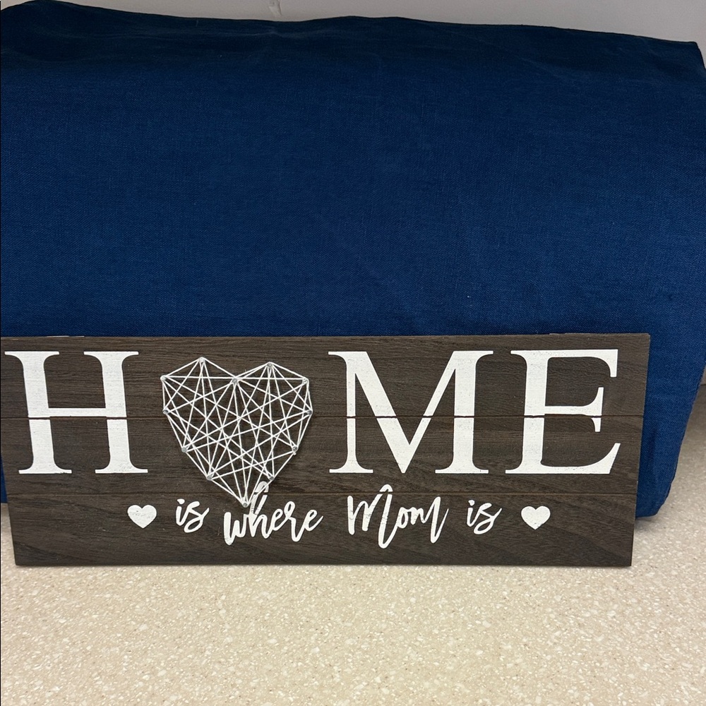 Home Decor Sign with Heart Design
